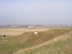 P2003A129678	The ramparts of Barbury Castle.