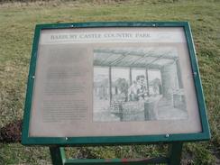 P2003A129680	An information board on Barbury Castle.