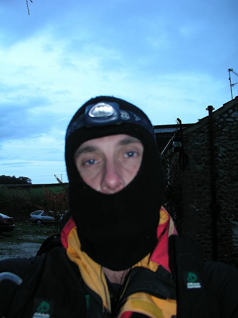 Myself near the B1454 road.