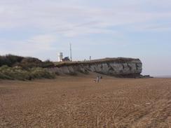 P2003A219920	Nearing the cliffs at Hunstanton.