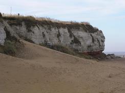 P2003A219923	Nearing the cliffs at Hunstanton.