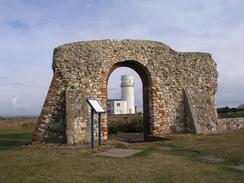 P2003A219930	The ruins of St Edmund's Chapel and the old lighthouse.