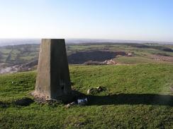 P2003B270028	The trig point at the top of the Weaver Hills.