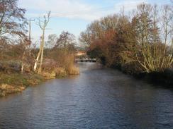 P2003B279995	The River Dove at Rocester Bridge.