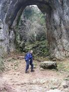 P2003C040156	Myself in front of Reynard's Cave.