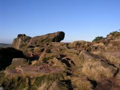 P2003C070275	The path along the top of The Roaches.