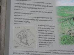 P2003C270458	An information board about Pilsbury Castle.