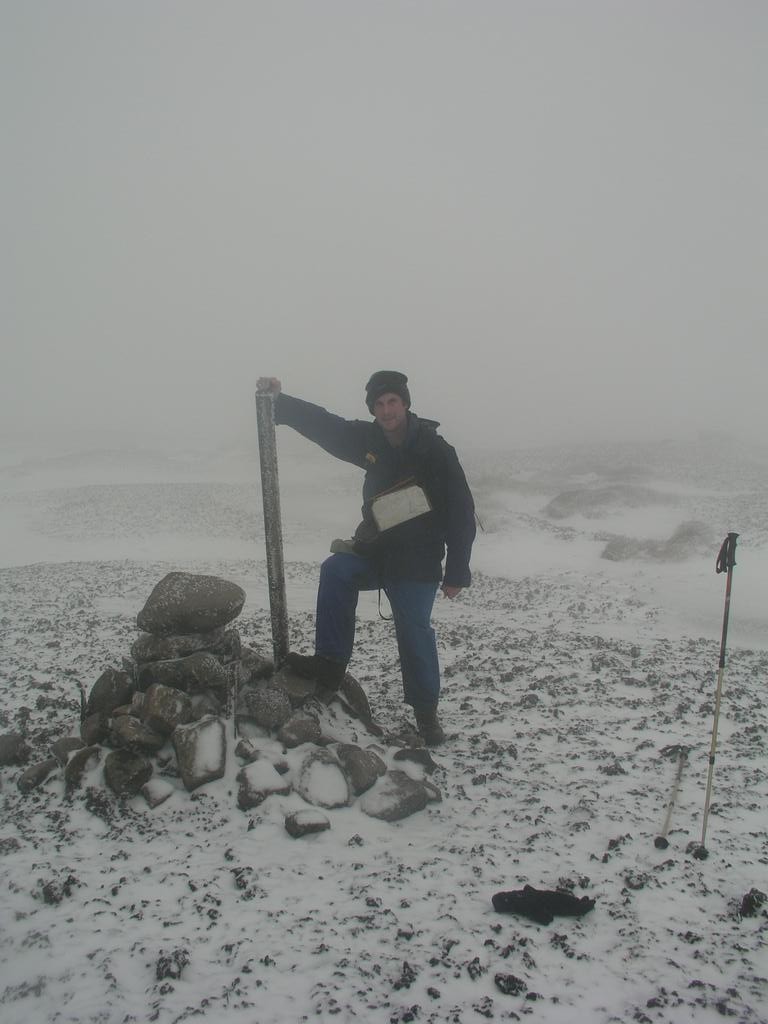 Myself at the highest point of Derbyshire.