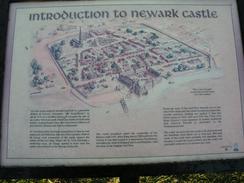 P20034091820	An information board about Newark Castle.