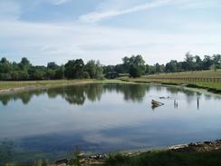 A lake in Stowe park.