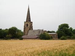 P20046260262	A church on the outskirts of Duffield.