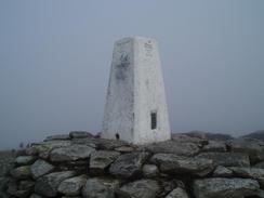 P20048151319	The trig point at the summit of Holyhead Mountain.