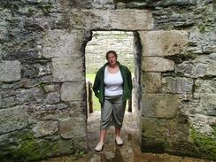 P20048161446	Sam at Beaumaris Castle.