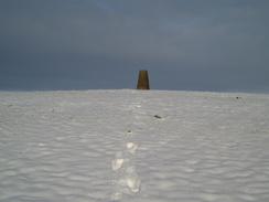 P2004C273249	Bole Hill trig pillar.