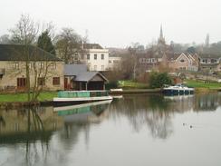 The River Nene in Islip.