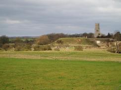 Looking towards Fotheringhay.