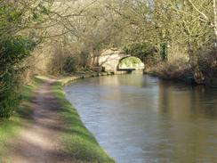 The canal in Bollington.