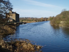 P20053134918	The River Lea at the junction with the New River.