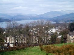 P20053295519	The view over Bowness towards Windermere.