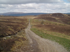 P20055105866	The track leading south towards Blackburn Bothy.