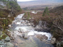 P20055136257	The Luibeg Burn by the bridge.