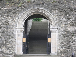 P20057026239	The entrance to Rochester Castle.