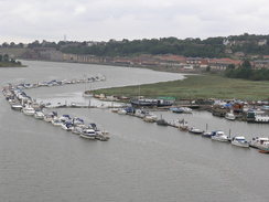 P20057026263	The view from the Medway bridge.