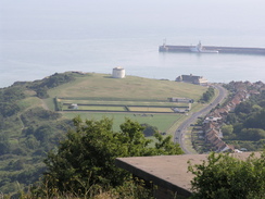 P20057166805	The view down over Folkestone.