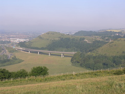 P20057176833	Looking west towards the A20 and Castle Hill.