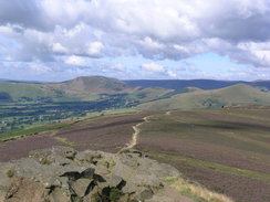 P20058077133	The view from Win Hill trig pillar.