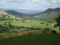 P2005A026956	Looking over the Severn Valley from Pen-y-bant.