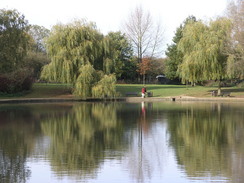 P2005B128089	Stanborough Park lakes.