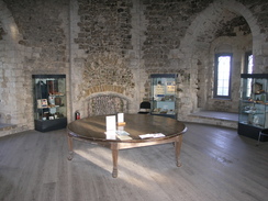 P2005C048714	Inside the Upper hall of Orford Castle.