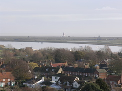 P2005C048723	The view from the roof of Orford Castle.