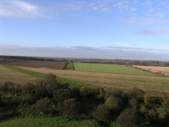 P2005C048726	The view from the roof of Orford Castle.