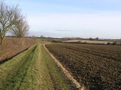 P2005C178870	The path leading north from Leys Farm.