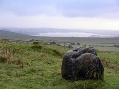 P2005C269053	The view from Harboro' Rocks towards Carsington Reservoir.