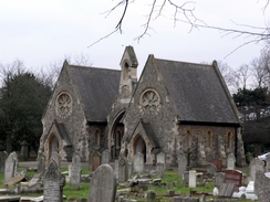 P20061159583	The chapel in Romford Cemetary.