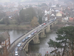 P20061229951	Looking down over Bridgnorth.