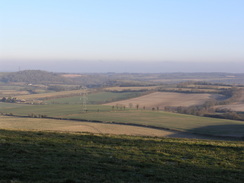 P20061290122	Looking north from Tegdown Hill.