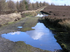 P20062180682	The track along the edge of Rievaulx Moor.