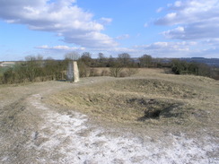 P20063051182	Totternhoe Castle trig pillar.