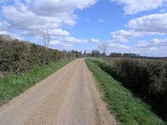 P20064081670	The road leading to Hapton Hall.