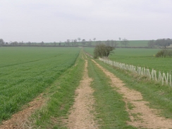 P20064151852	The path leading south to Tixover Grange.