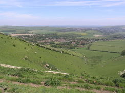 P20066043125	Looking down towards Kingston near Lewes.