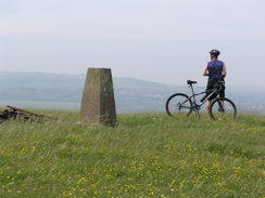 P20066043183	The trig pillar beside the Red Lion Pond.