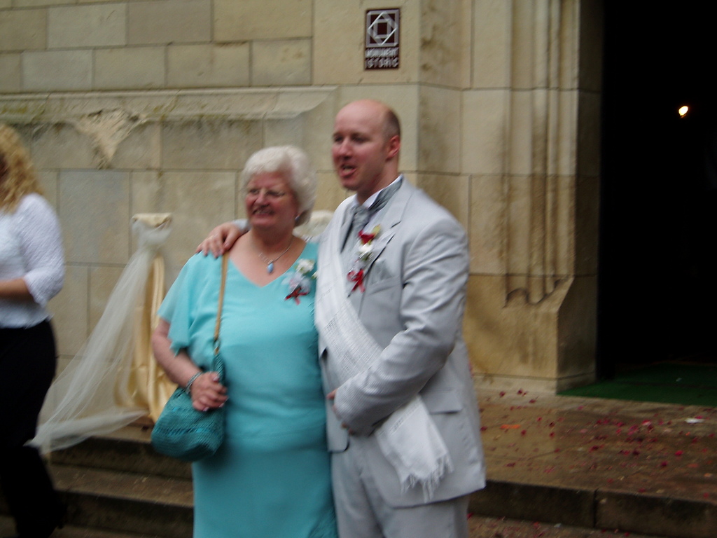 Neil and his mum.