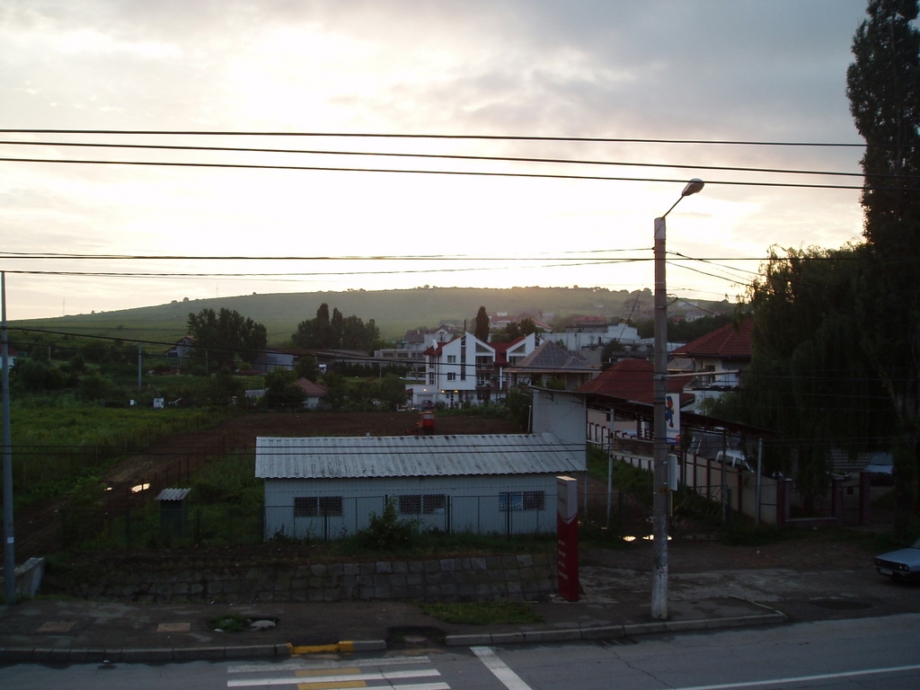 Daylight breaking over Iasi.