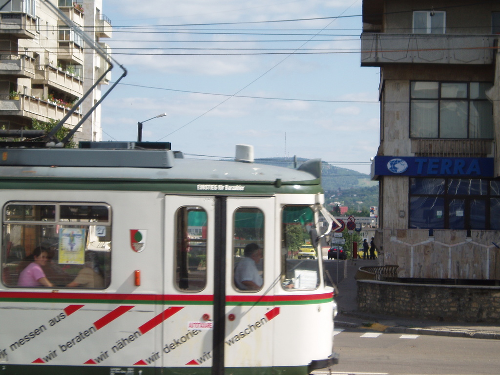A tram in Iasi.