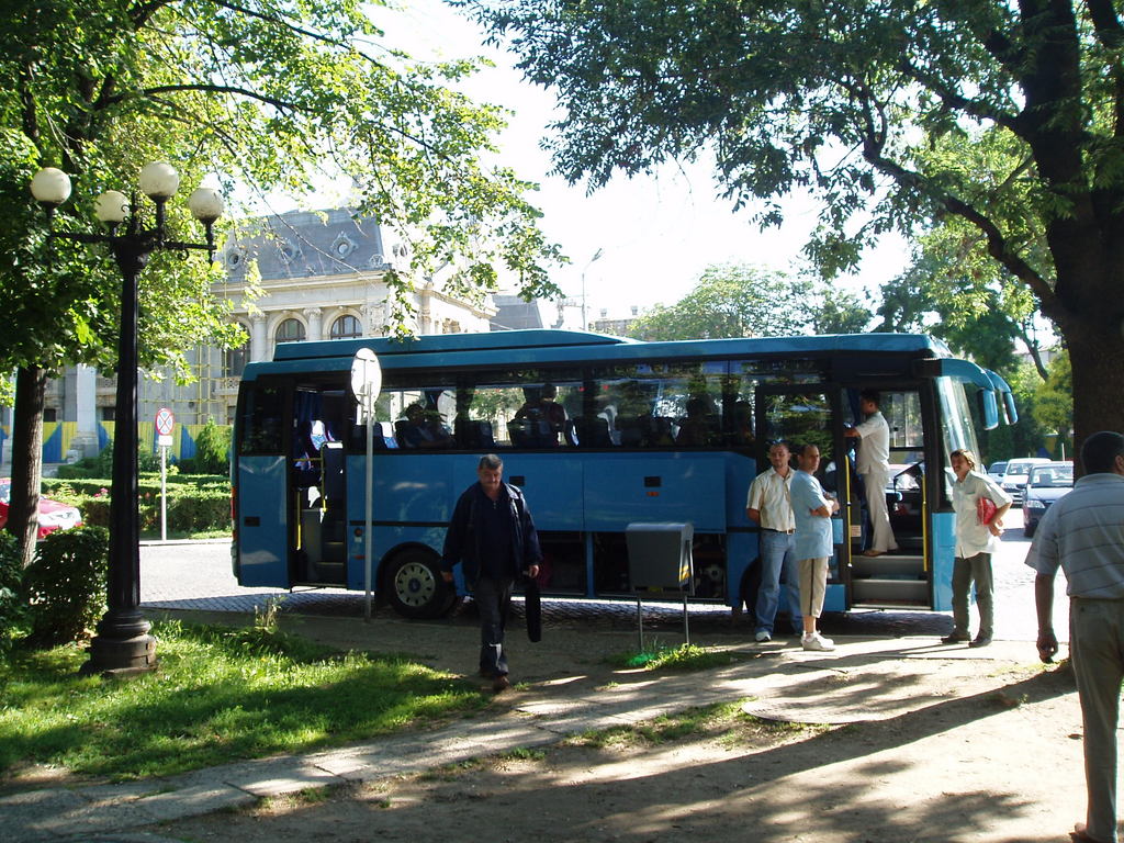 The coach that took us on the trip.